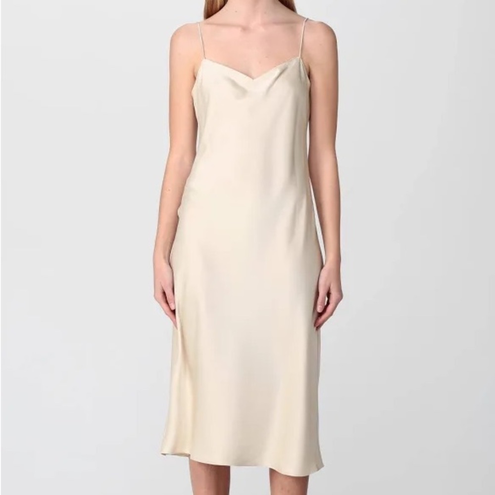 NWT Theory Slip Dress in Cream